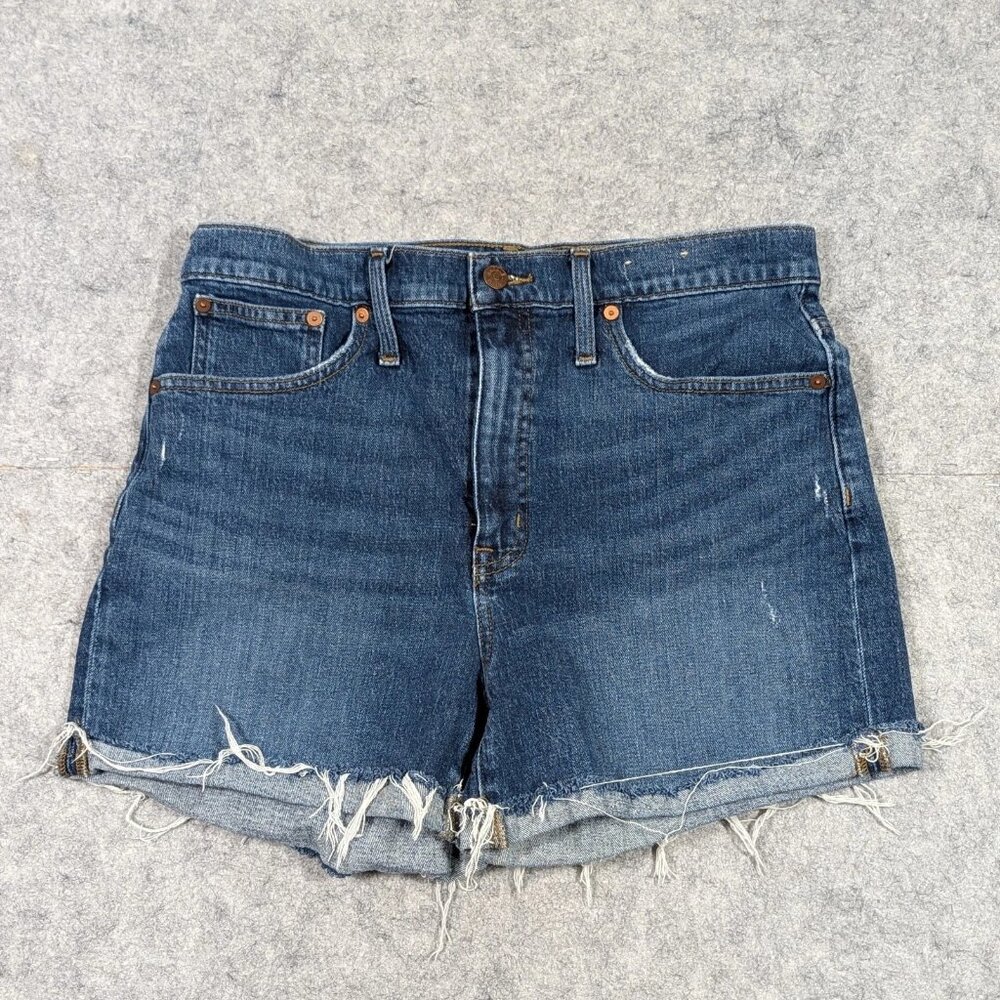 Madewell Womens Denim Cut Off Shorts ~ Size 30 High Rise